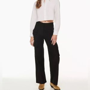 Aritzia Wilfred Free Picture Cargo Pant Black 00